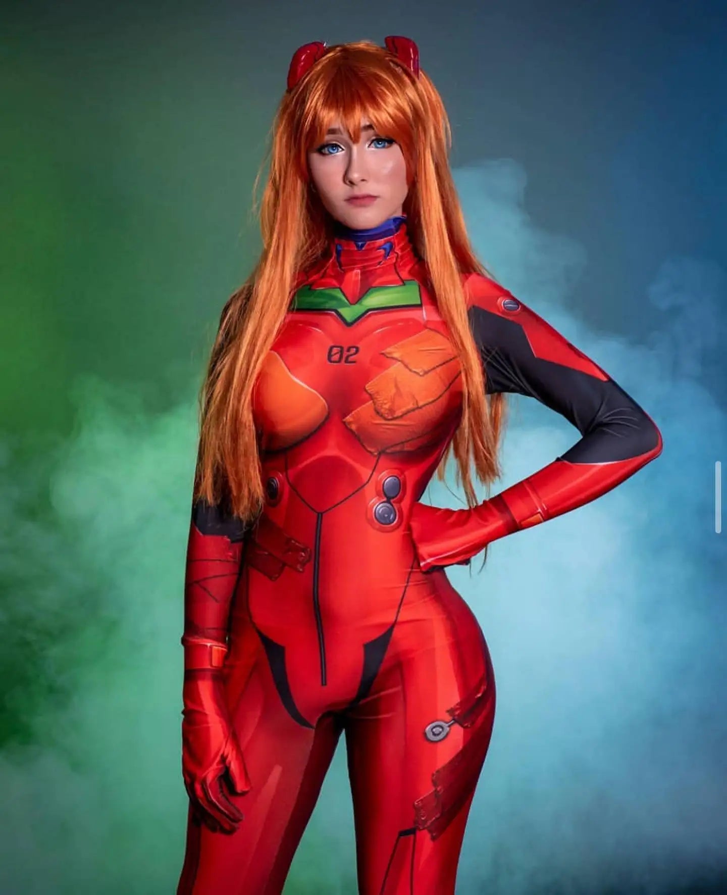 Asuka Langley Cosplay Drakt