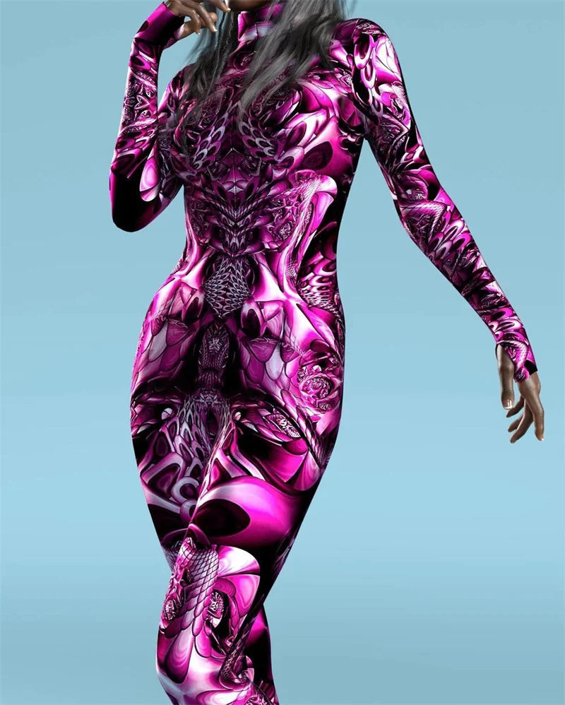 Cyber Witcher Templar Bodysuit Cosplay