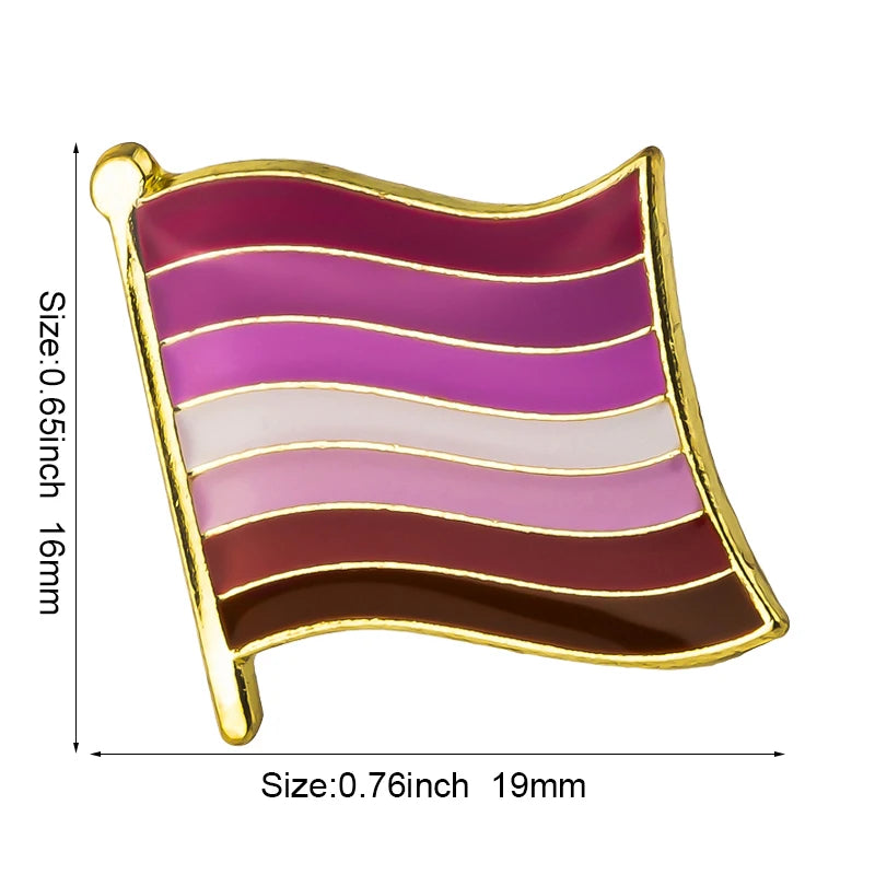 Progress Pride Emalje Lapel Pin