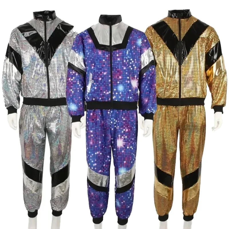70-talls Hippie & Disko Kostyme for Herrer