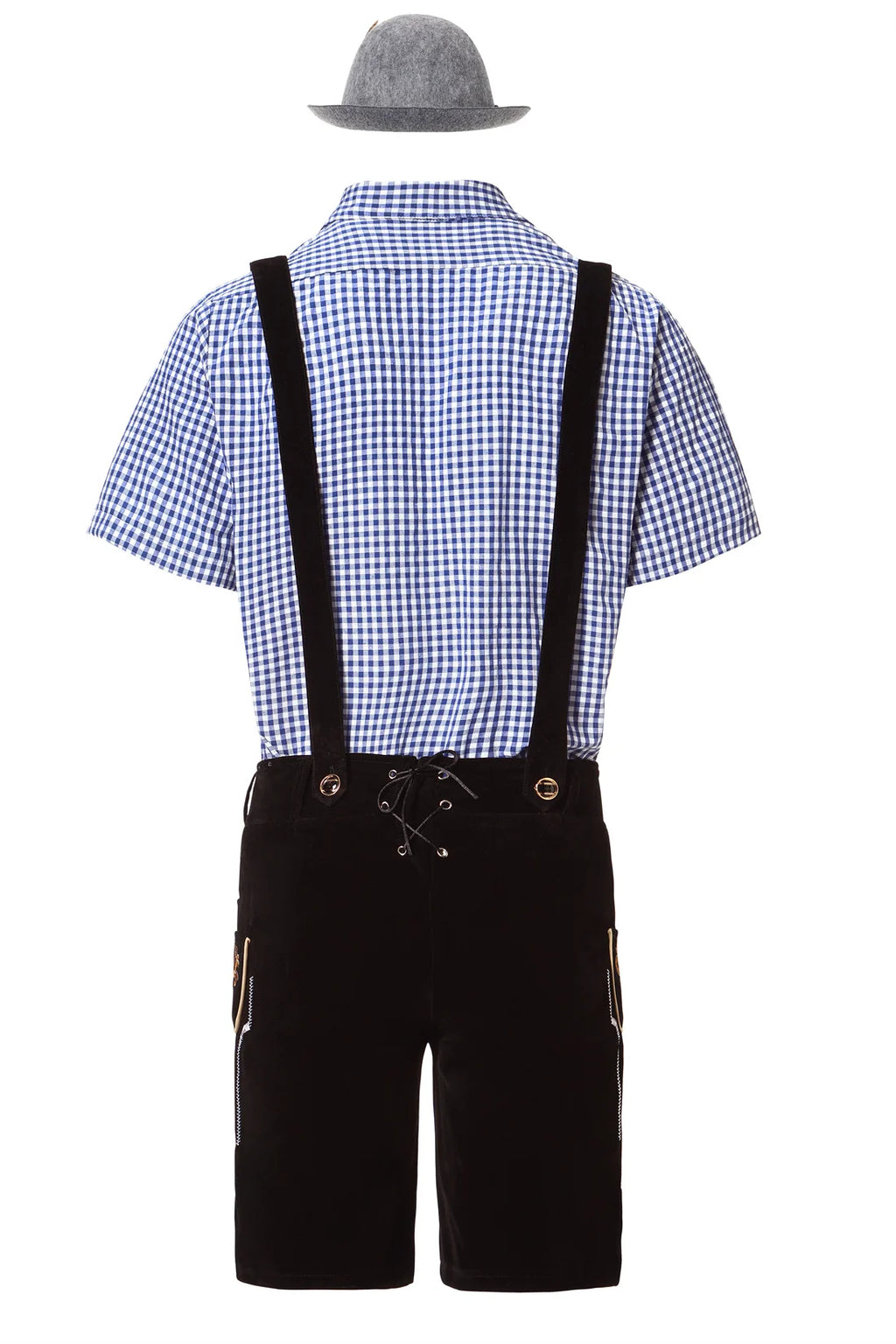 Komplett Lederhosen Oktoberfest Kostymesett til Herre