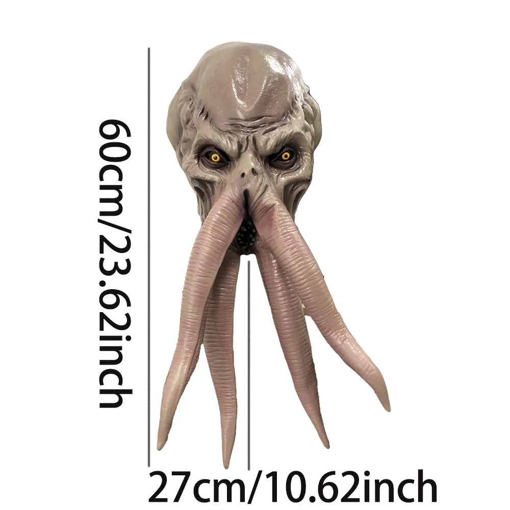 Baldur's Gate 3 Mind Flayer Lateksmaske