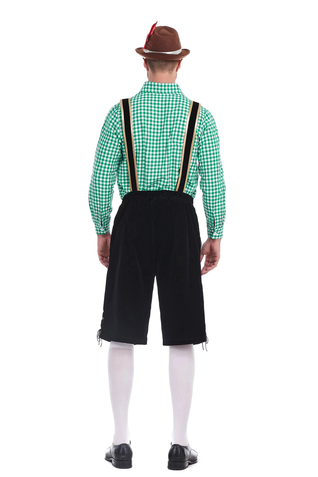 3-Delers Lederhosen Oktoberfest Antrekk for Menn