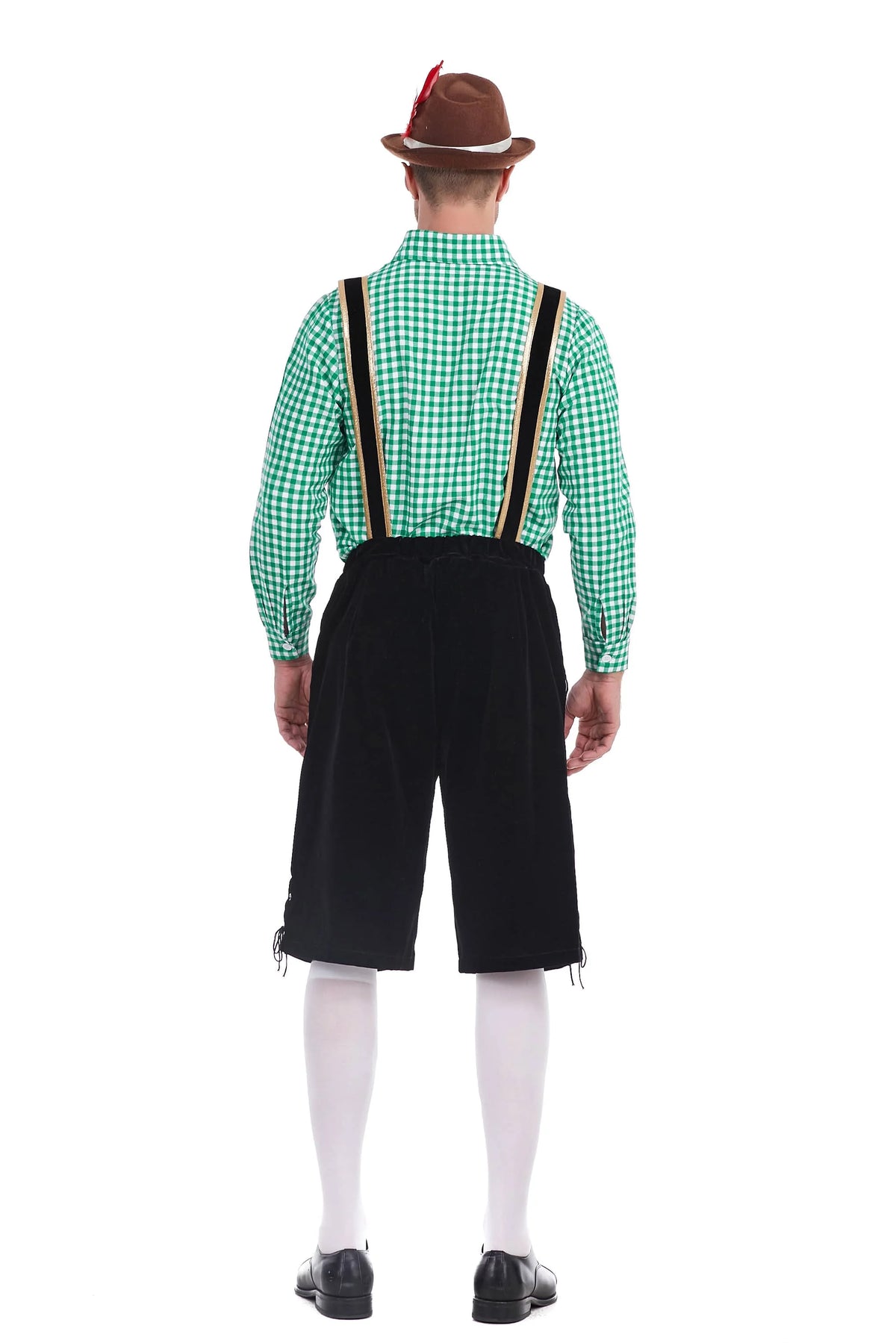 3-Delers Lederhosen Oktoberfest Antrekk for Menn