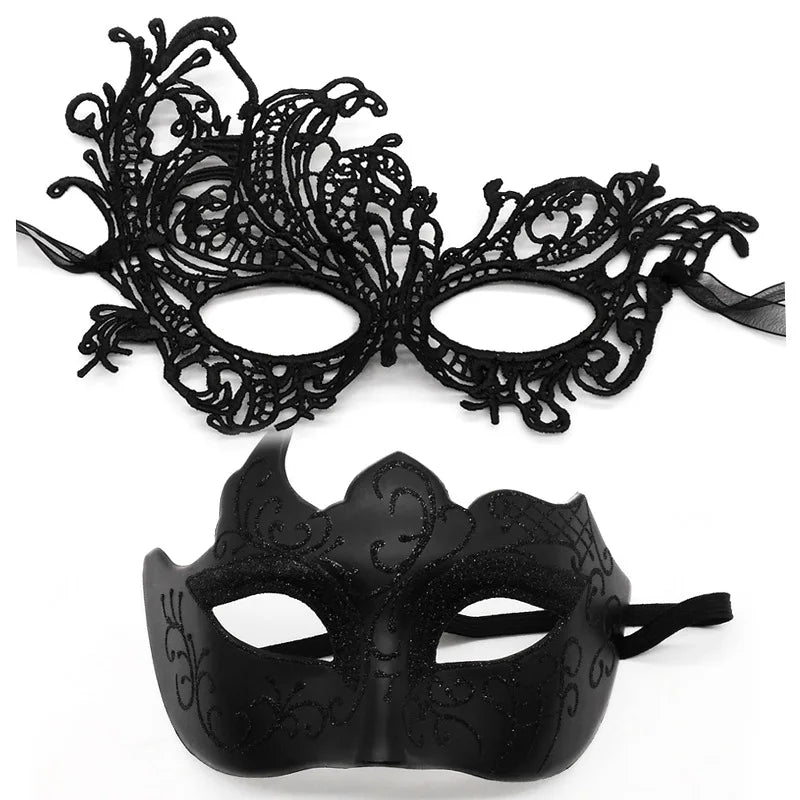 Sommerfugl Maskeradesett for Par (2 stk)