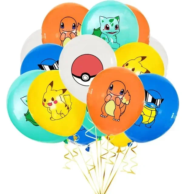 Pokémon Pikachu Latexballonger Sett