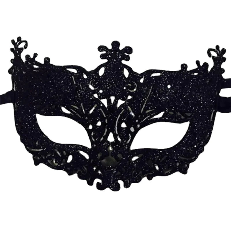 Paljett & Blonde Revemaske for Prinsesser
