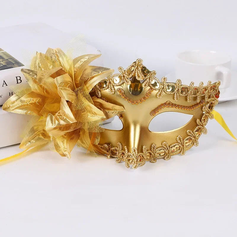 Prinsesse Halvmaske med Liljeblomst