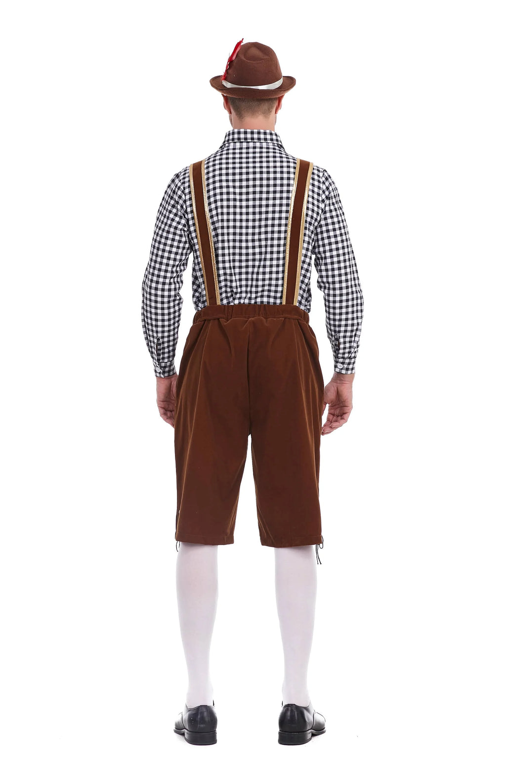 3-Delers Lederhosen Oktoberfest Antrekk for Menn