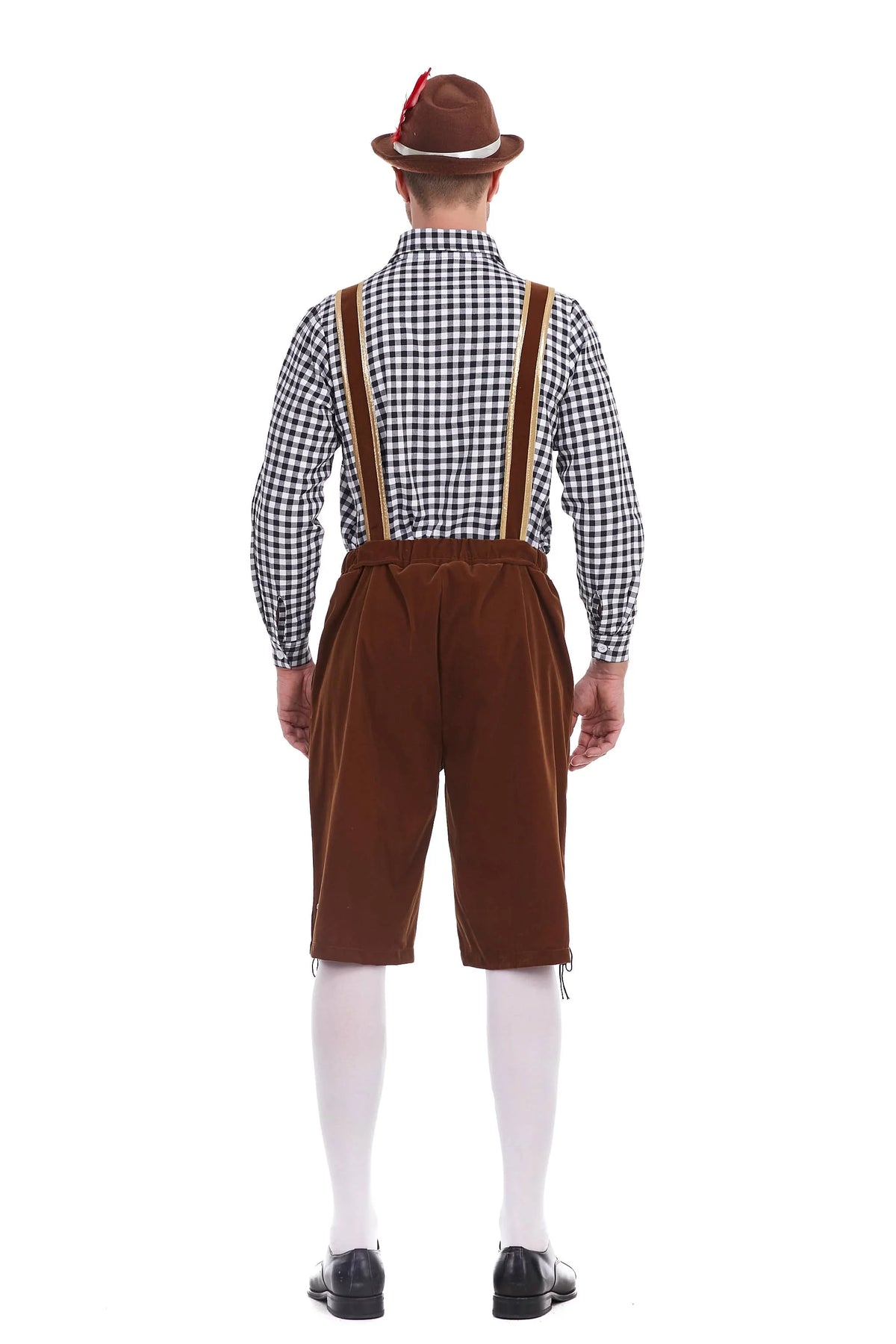 3-Delers Lederhosen Oktoberfest Antrekk for Menn