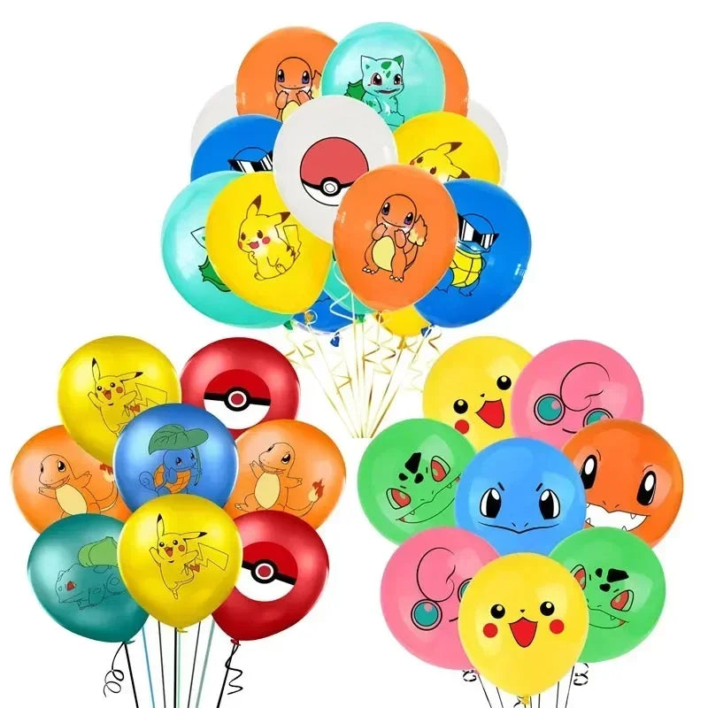Pokémon Pikachu Latexballonger Sett