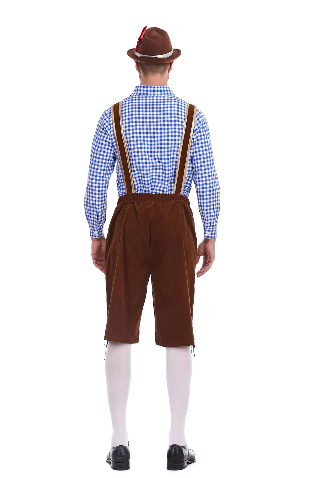 3-Delers Lederhosen Oktoberfest Antrekk for Menn