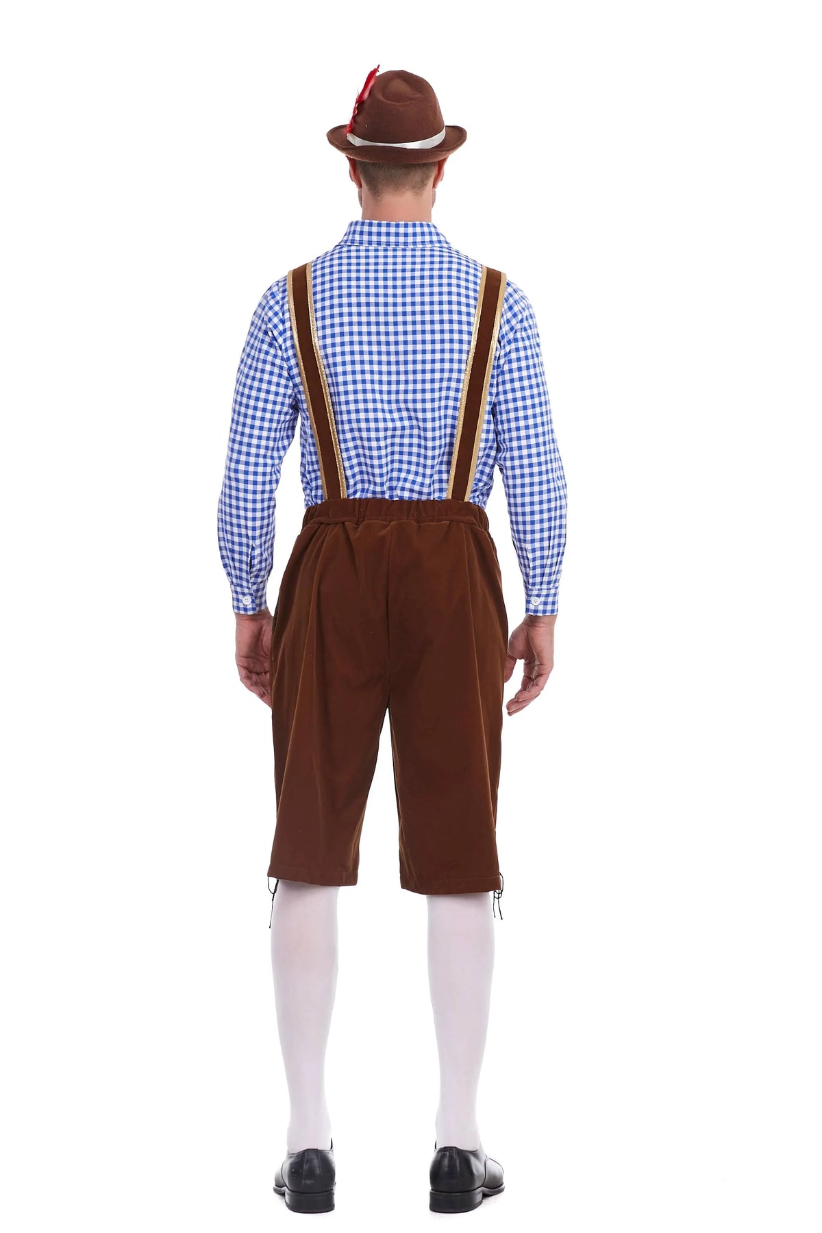 3-Delers Lederhosen Oktoberfest Antrekk for Menn
