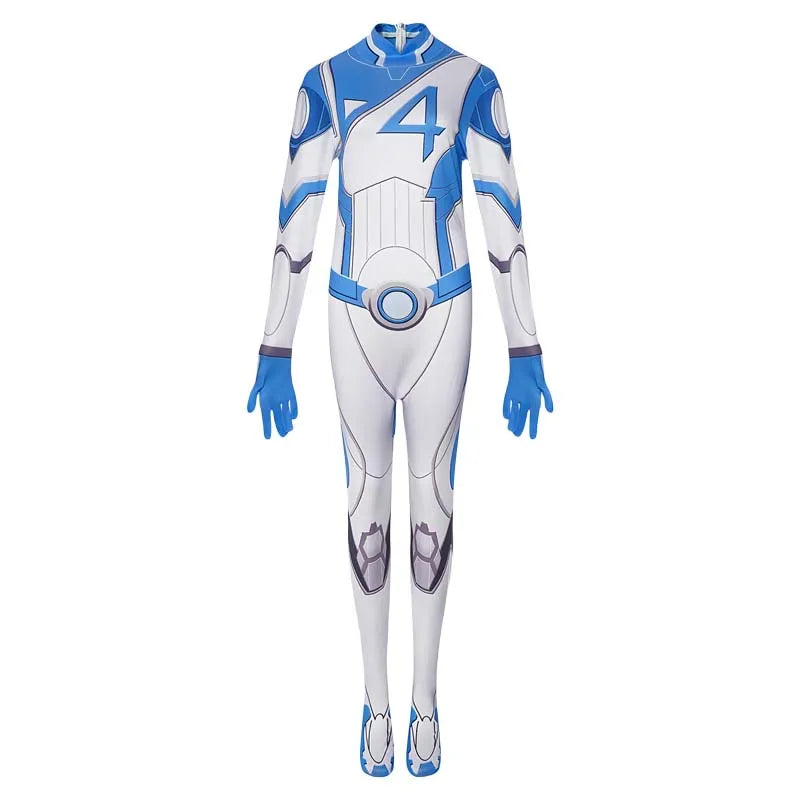 Invisible Woman Cosplay Drakt