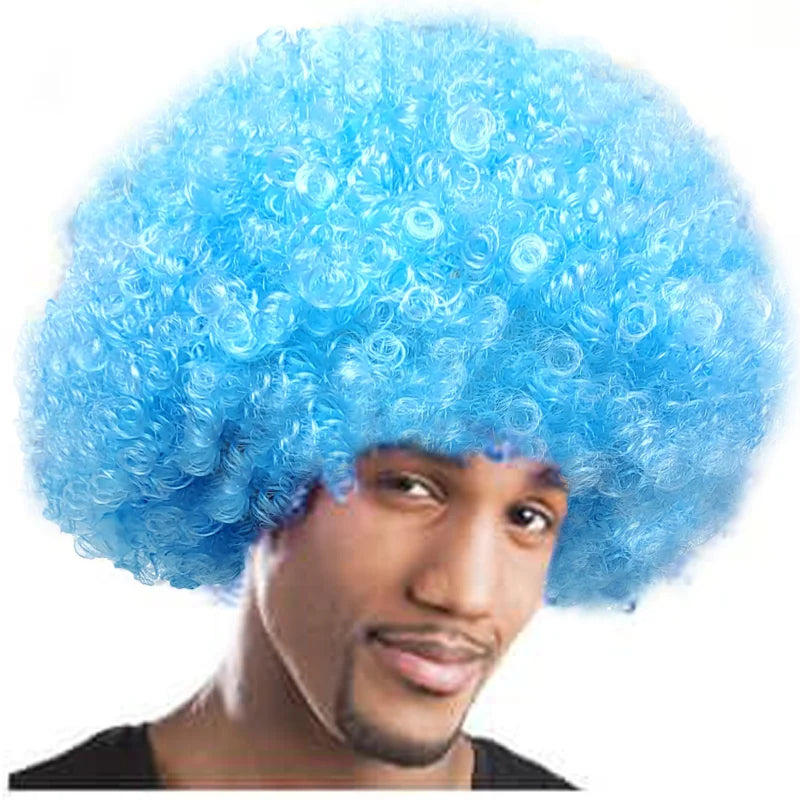 Klassisk Afro Puff Klovneparykk