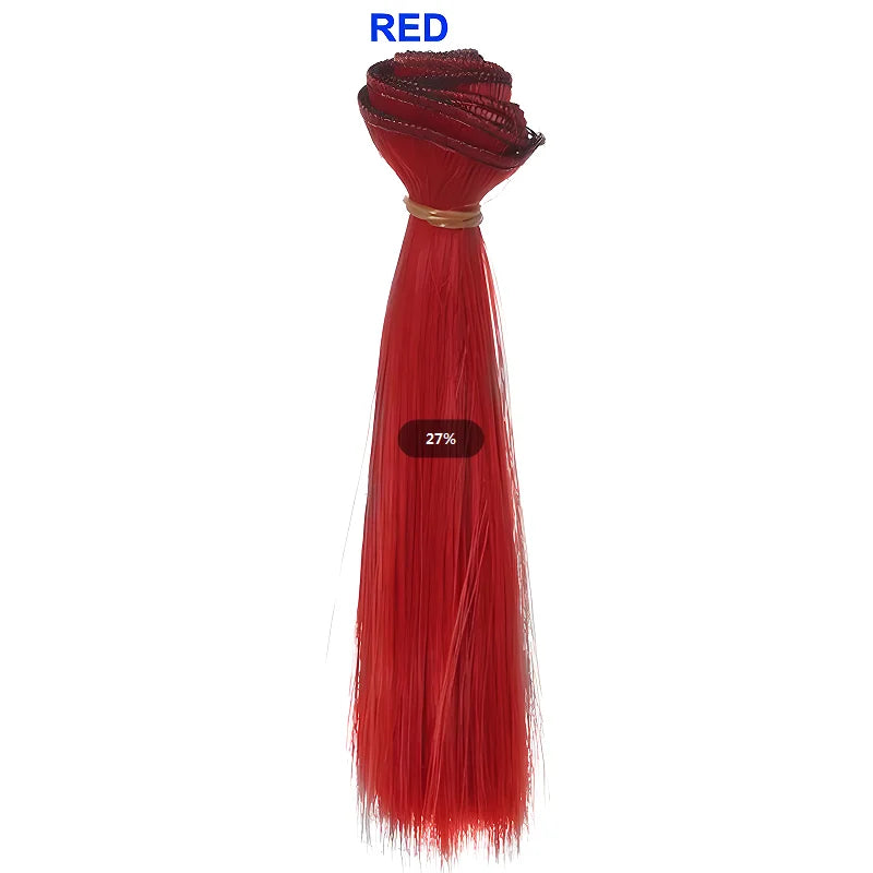 Dukkehår / BJD Parykk-Tresse (15–25 cm)