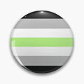 Rund Pride Knappe-Badge / Pin-Merke