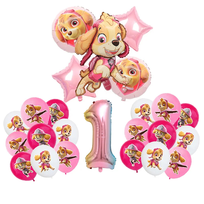 Paw Patrol Skye Rosa Bursdagsservise
