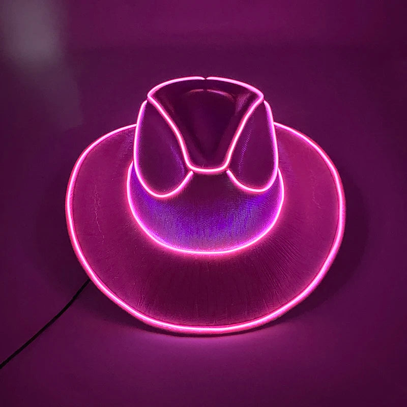 LED-Lyst Western Cowboyhatt