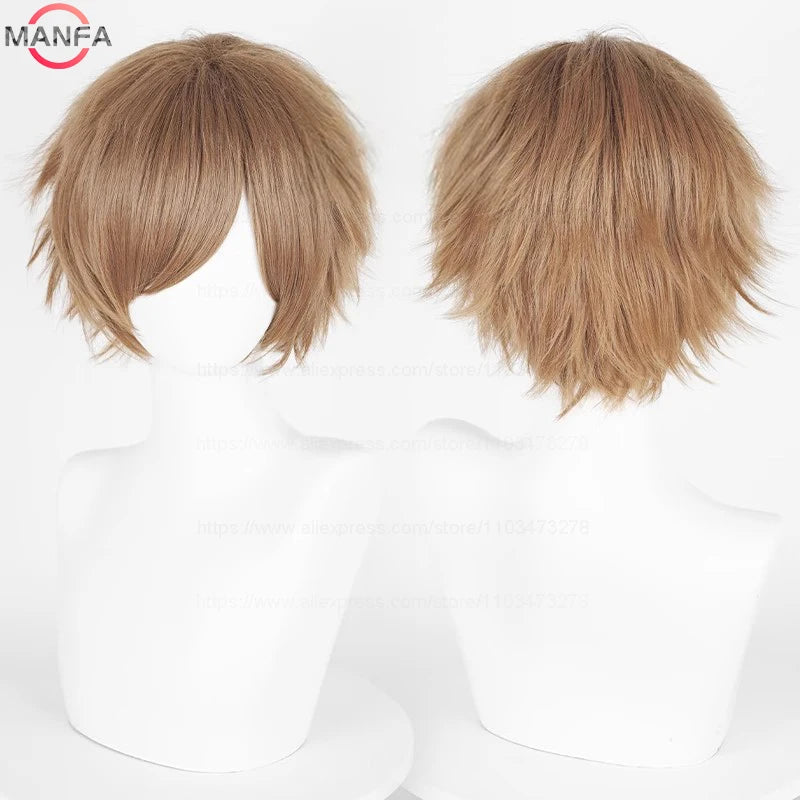 Kort Rett Cosplay-Parykk (30 cm)