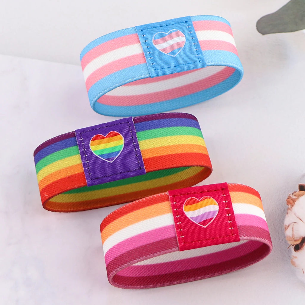 Pride Regnbue Hjerte Venskapsarmbånd