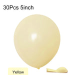 Yellow balloons