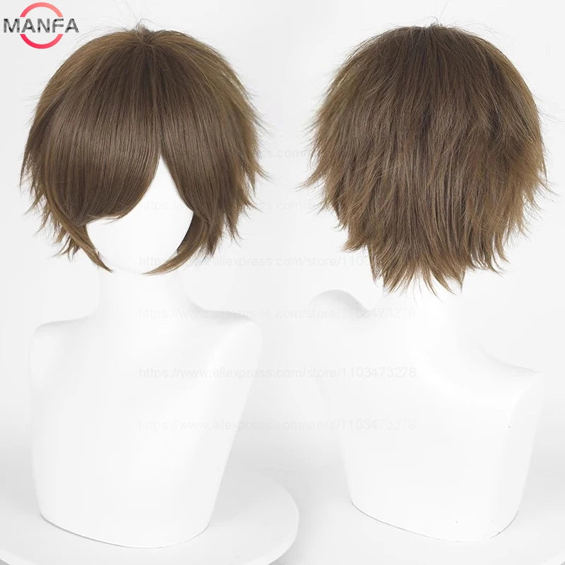 Kort Rett Cosplay-Parykk (30 cm)
