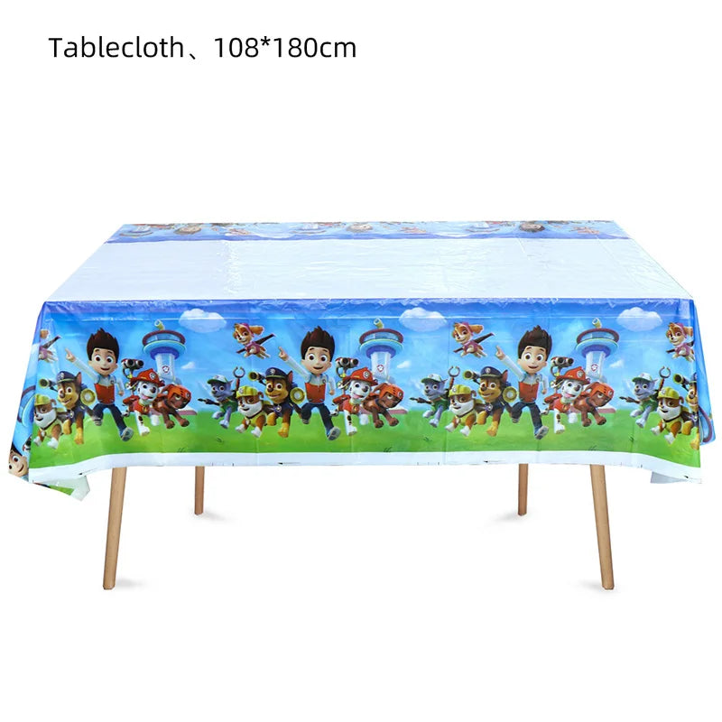 Paw Patrol Bursdagssett – Ballonger, Servise & Banner