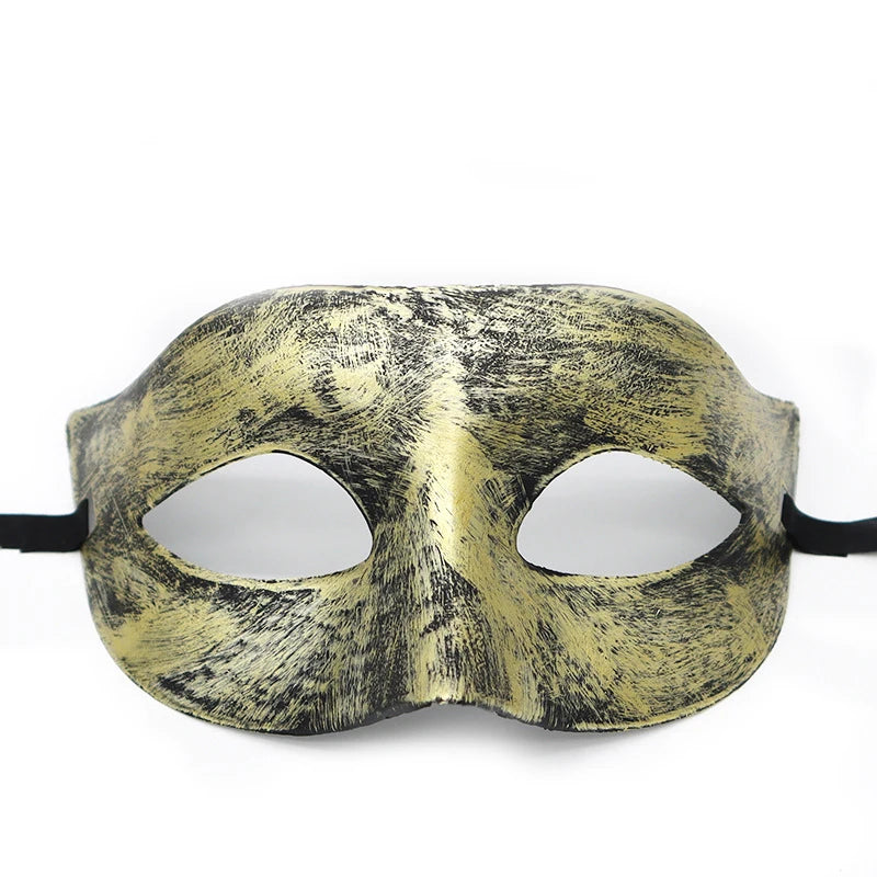 Vintage Prins Maskeradadmaske med Krone