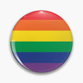 Rund Pride Knappe-Badge / Pin-Merke