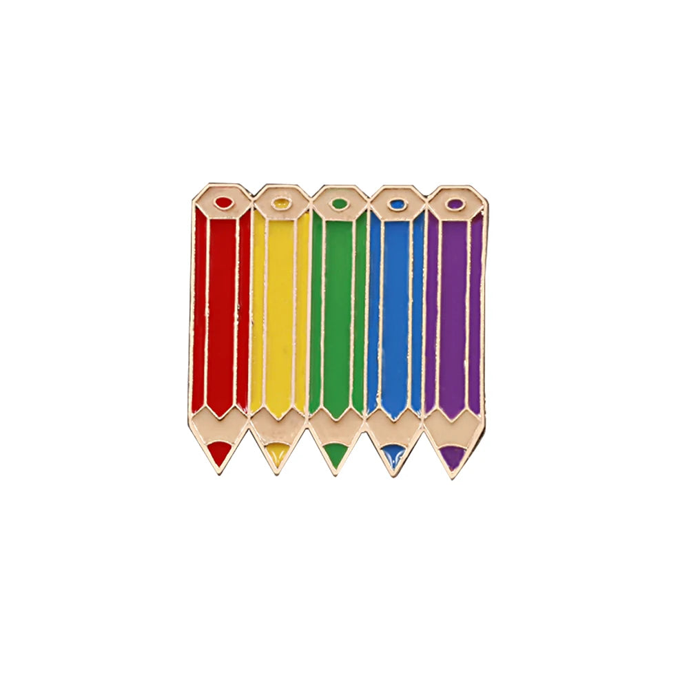 Pride Emaljepins & Regnbue-Pins for Jakke og Veske