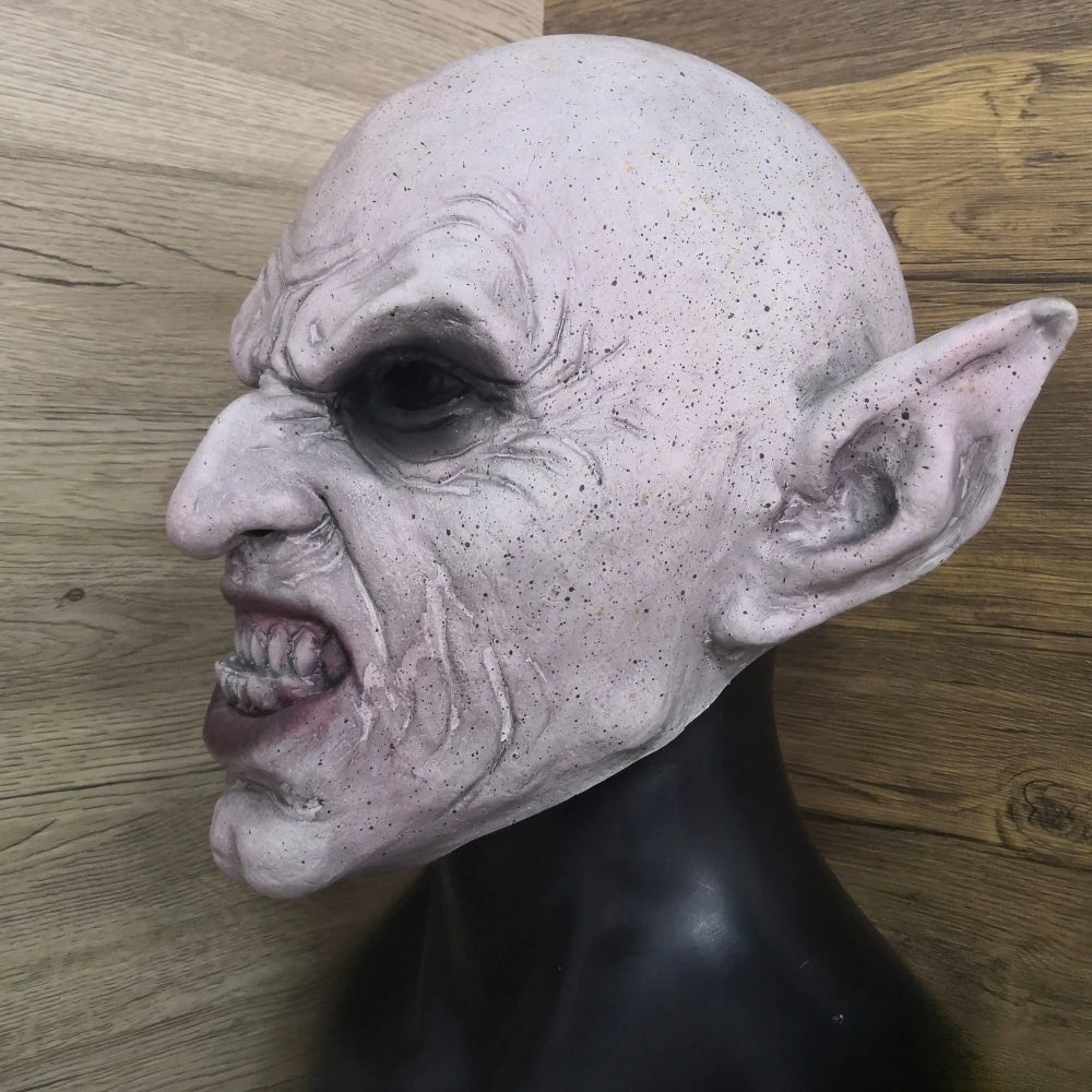 Nosferatu Grå Vampyr Lateksmaske