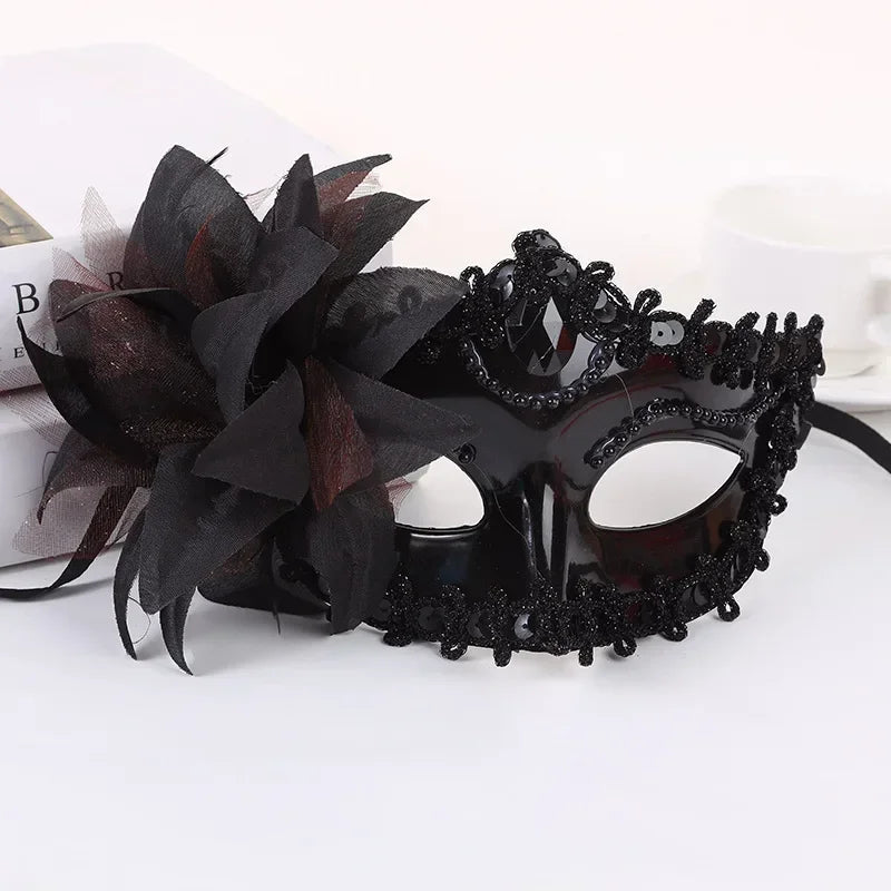 Prinsesse Halvmaske med Liljeblomst