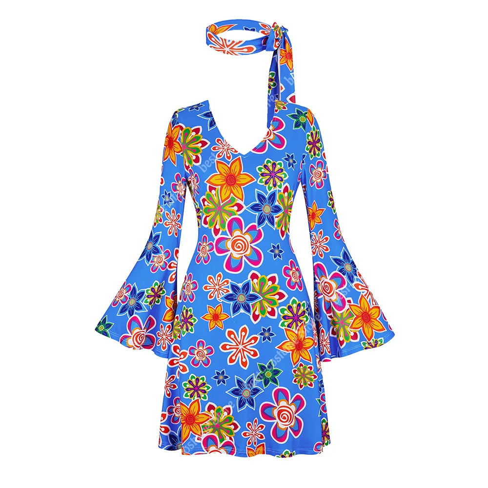 70-talls Hippie & Disko Kostyme for Herrer