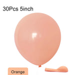 Orange balloons