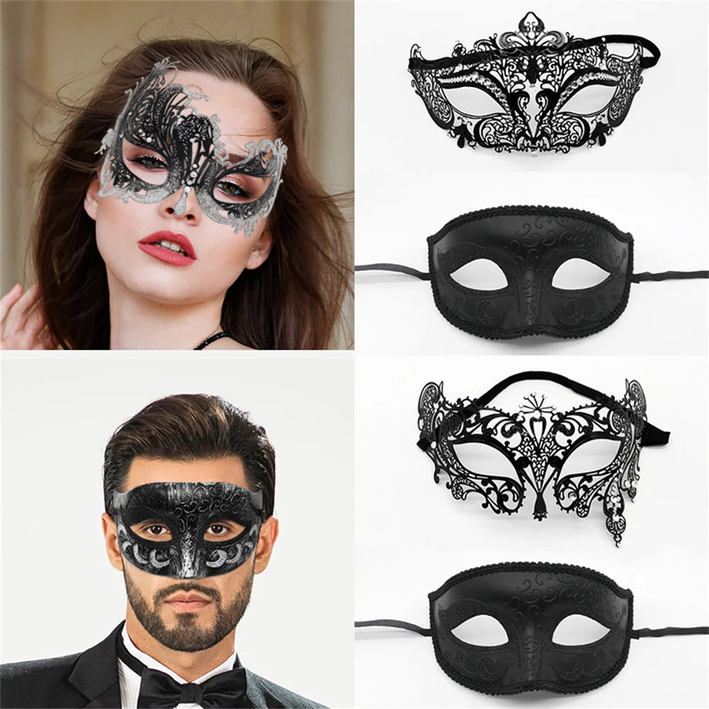 Eksklusivt Maskeradesett for Par (2 stk)