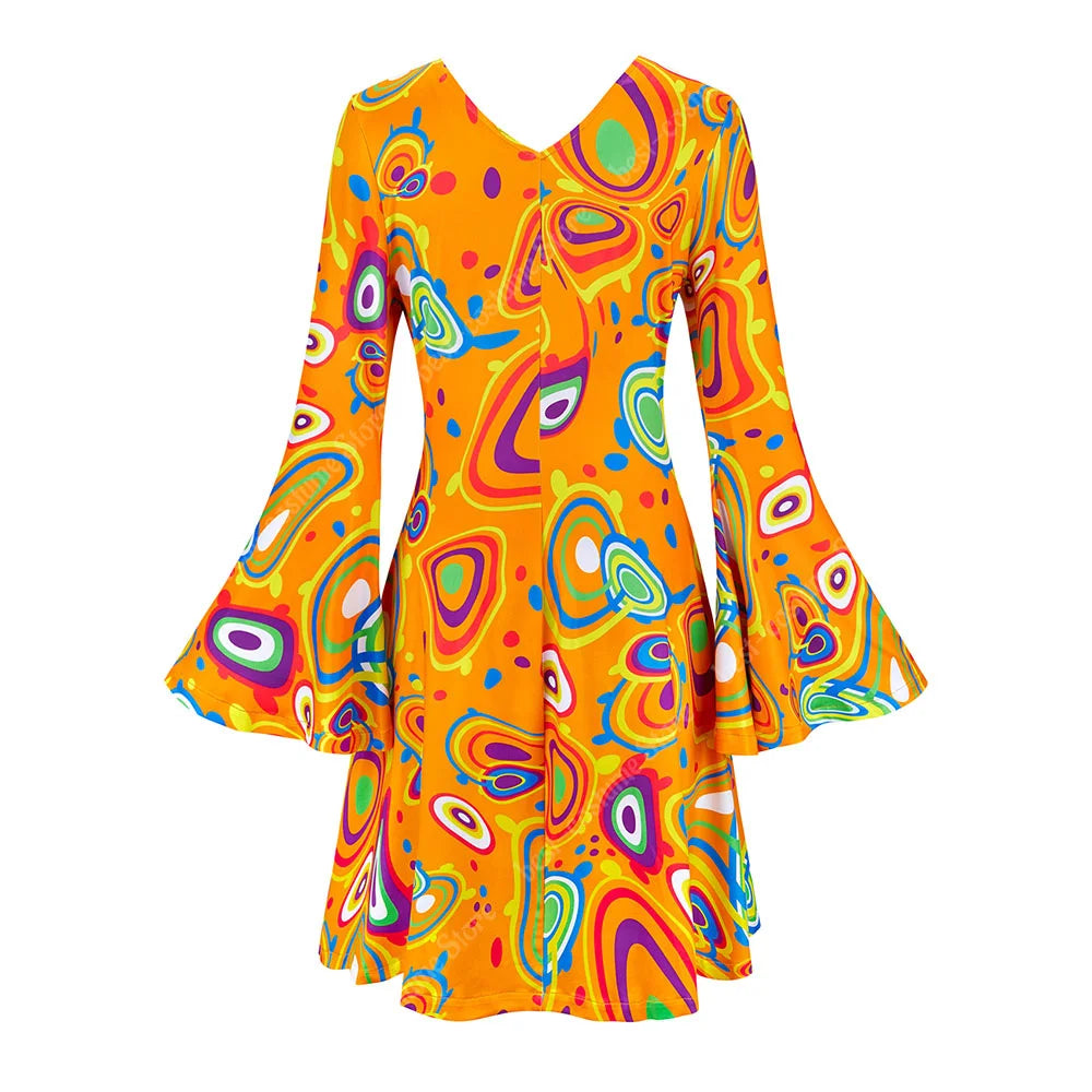 70-talls Hippie & Disko Kostyme for Herrer