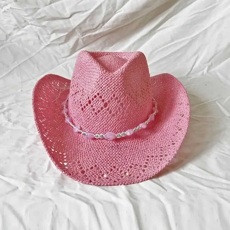 Retro Strå-Cowboyhatt