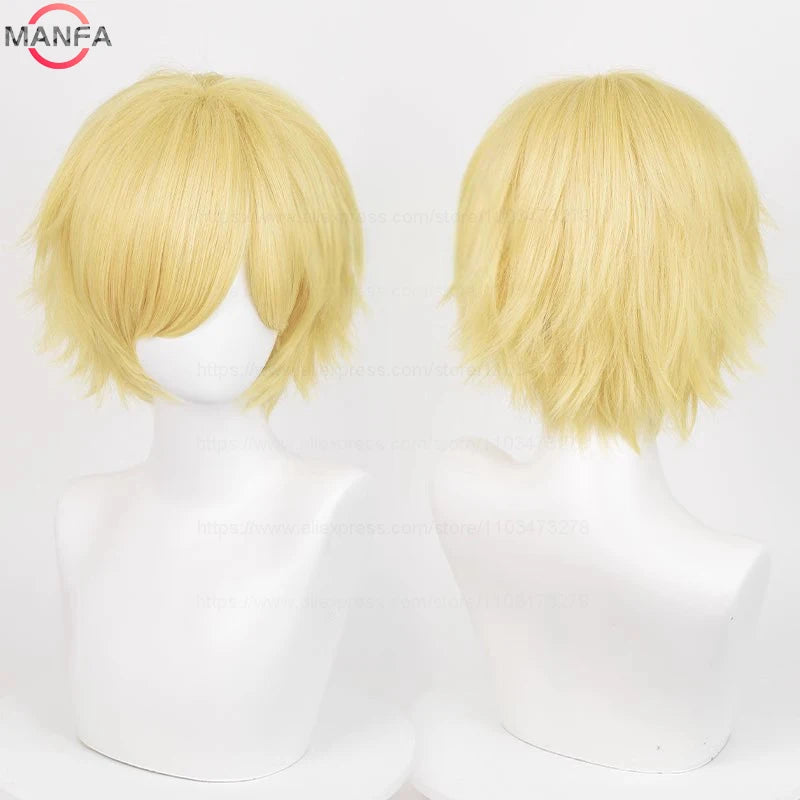 Kort Rett Cosplay-Parykk (30 cm)