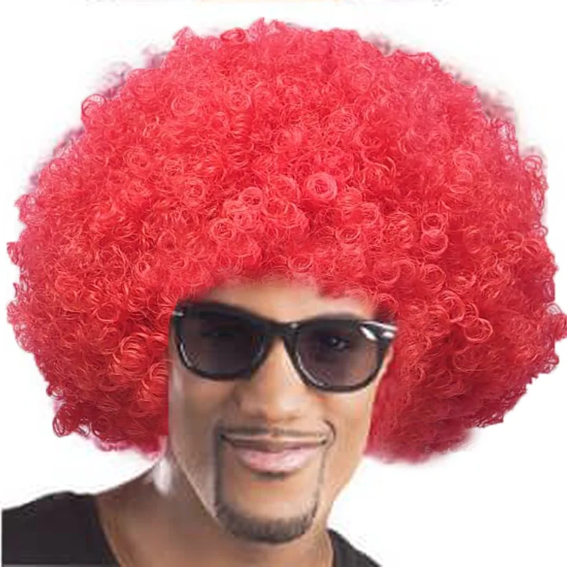Klassisk Afro Puff Klovneparykk