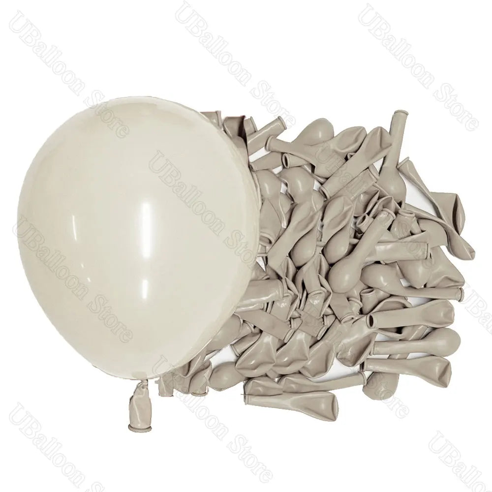 Boho Nøytrale Latexballonger – Sand, Kaffe & Nude