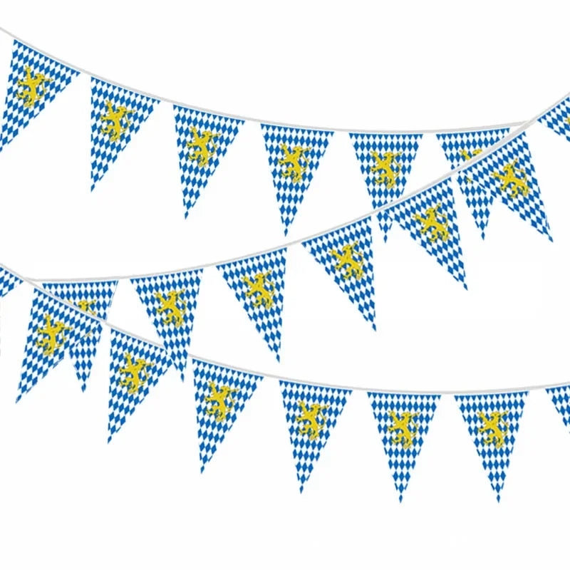 Oktoberfest Plast Vimpelrekke 10 Meter