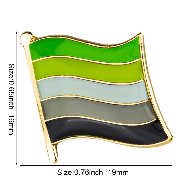 Progress Pride Emalje Lapel Pin