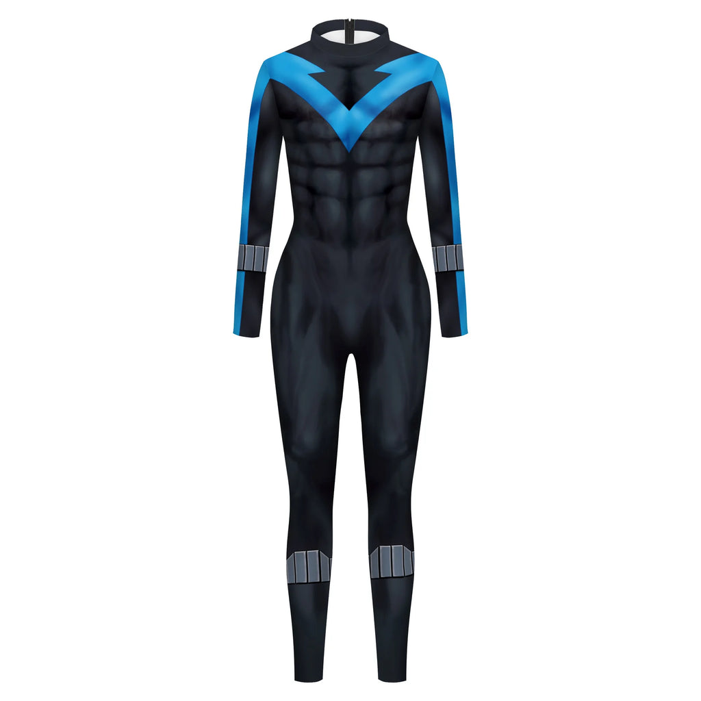Superhero Mens Cool Blue Kostyme