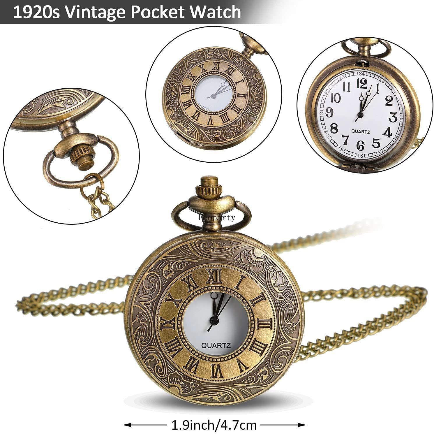 Bestefar & Vintage Gangster Tilbehørsett 1920-tallet