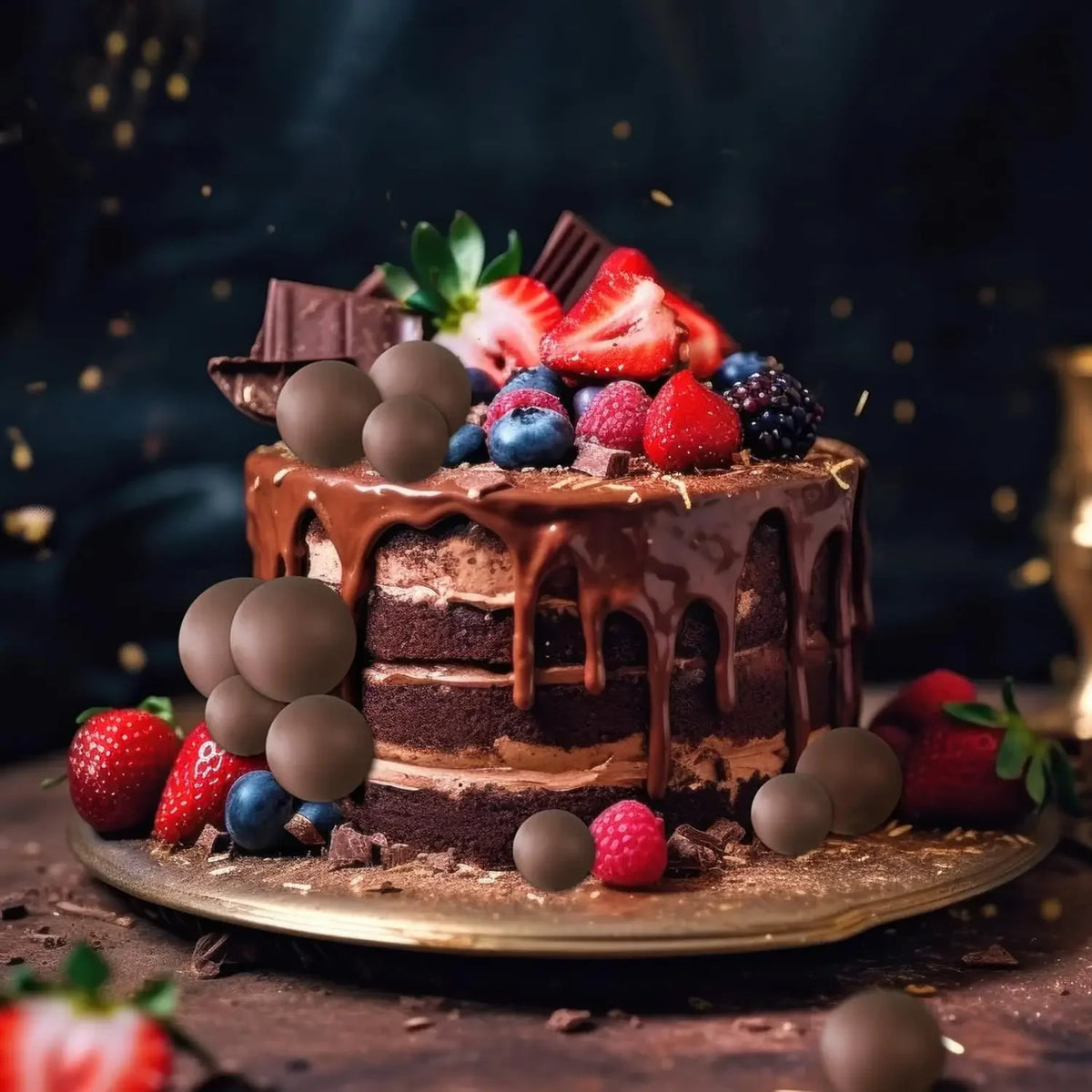 20-Pakning Mini Ballong Kake-Topper Sett