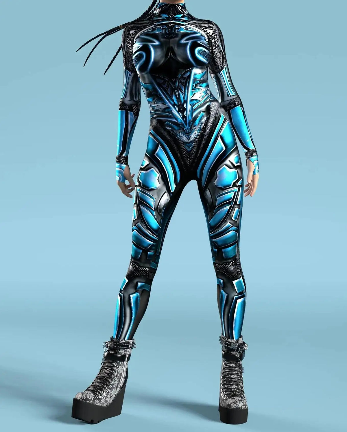 Cyber Witcher Templar Bodysuit Cosplay