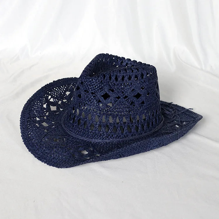 Glitrende Western Cowboyhatt