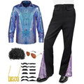 70-talls Hippie & Disko Kostyme for Herrer