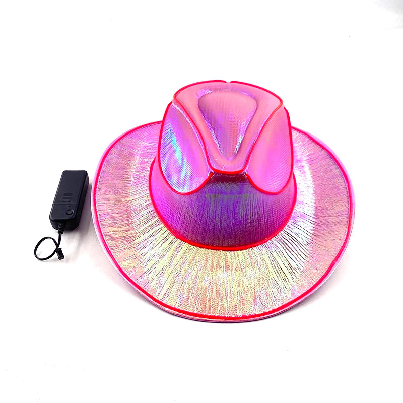 LED-Lyst Western Cowboyhatt